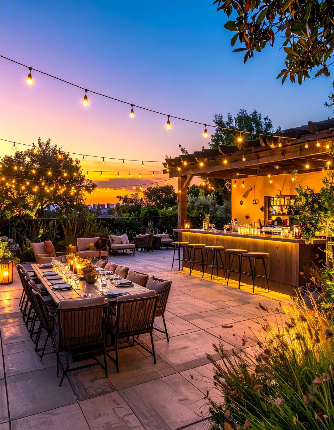 Sunset Cocktail Garden Party - 30 Garden Party Ideas for a Memorable Outdoor Event