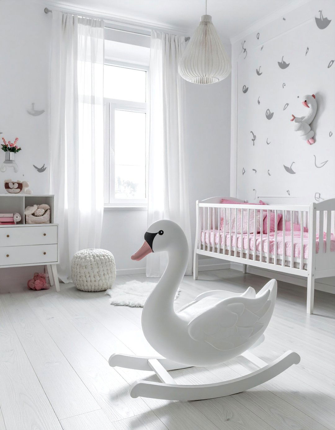 Swan Themed Decor Elements