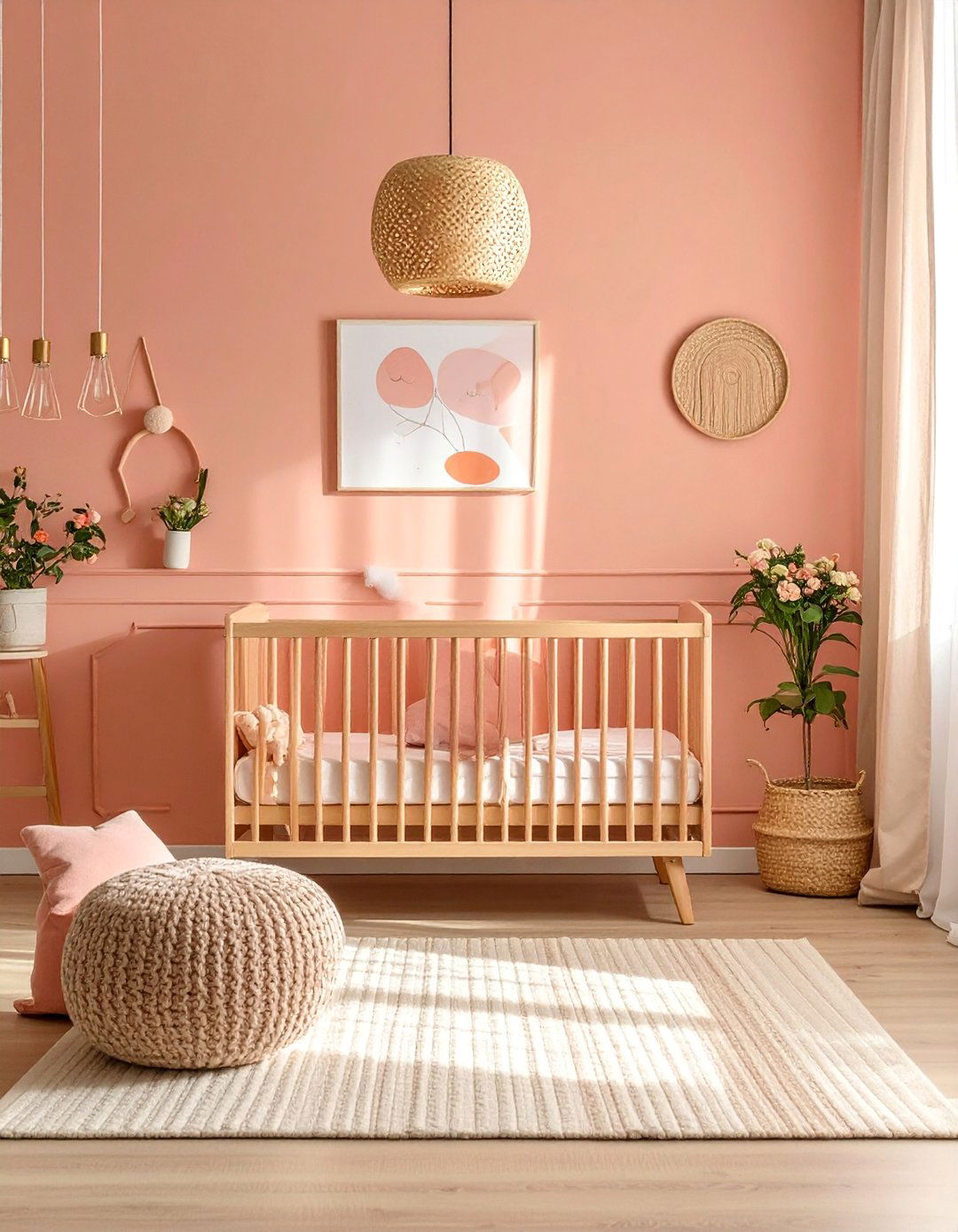 Sweet Peach Themed Nursery - 40 Adorable Nursery Ideas for Your Baby's Room