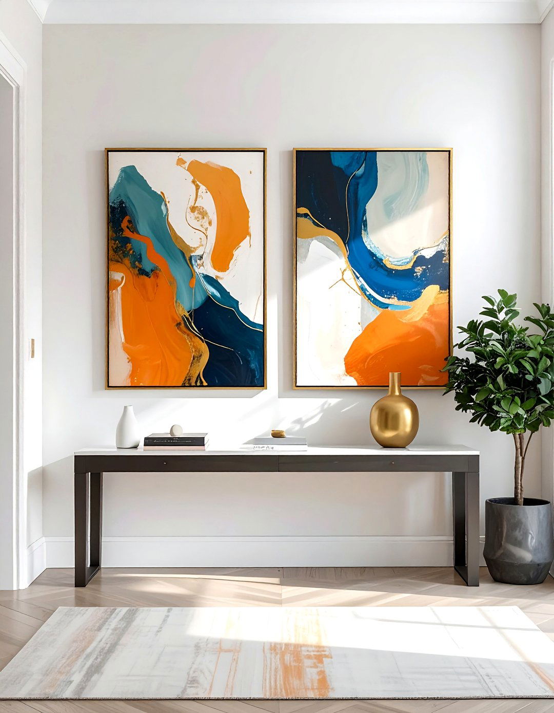 Symmetrical Pairings Gallery Wall - 40 Gallery Wall Ideas to Showcase Your Style