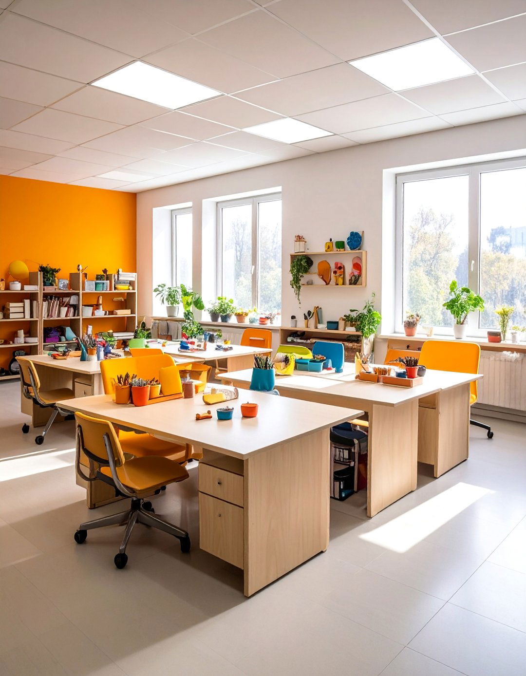 Teaching and Workshop Studio - 25 Craft Room Ideas for an Organized and Creative Space