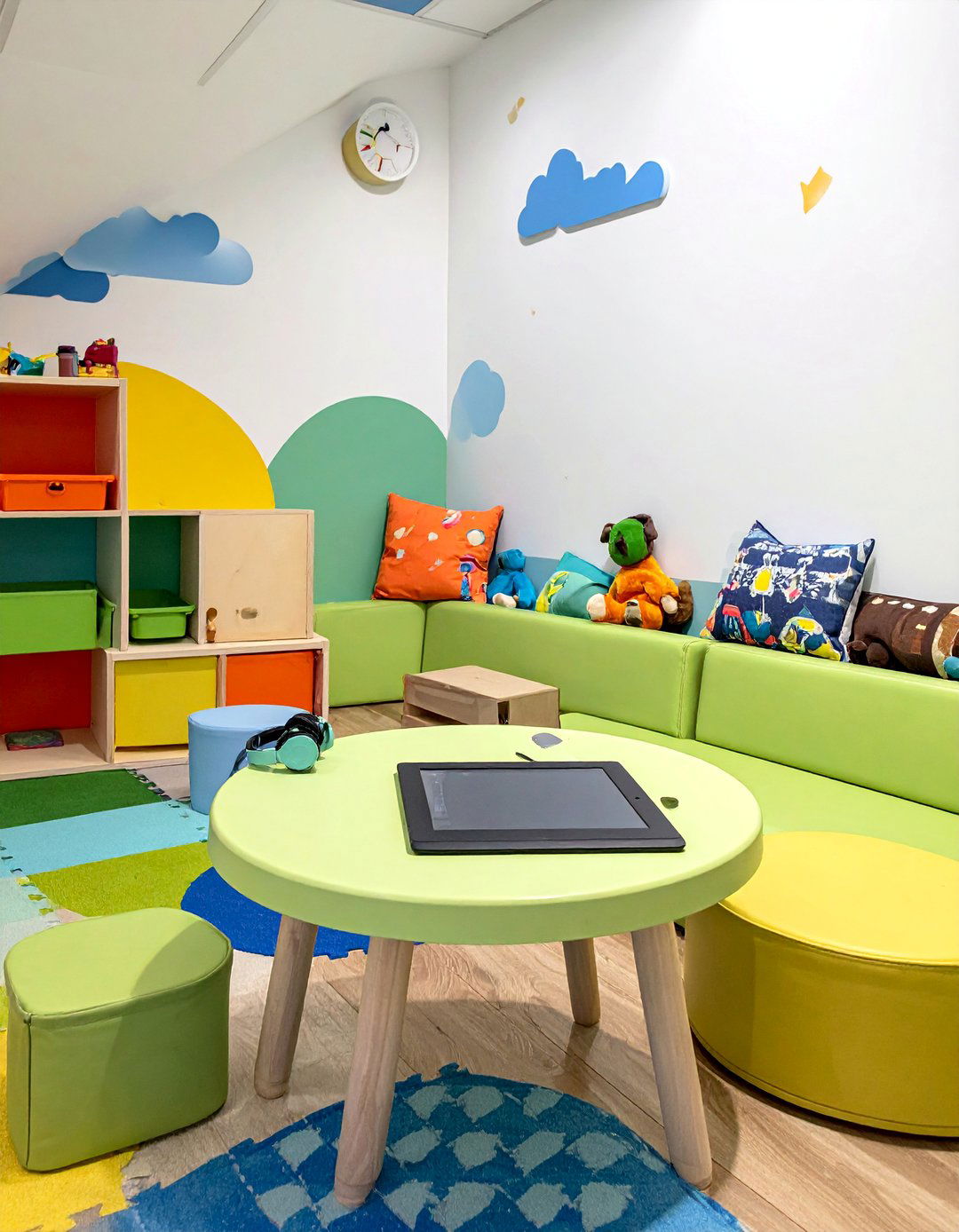 Technology Learning Center - 40 Fun and Functional Playroom Ideas for Kids