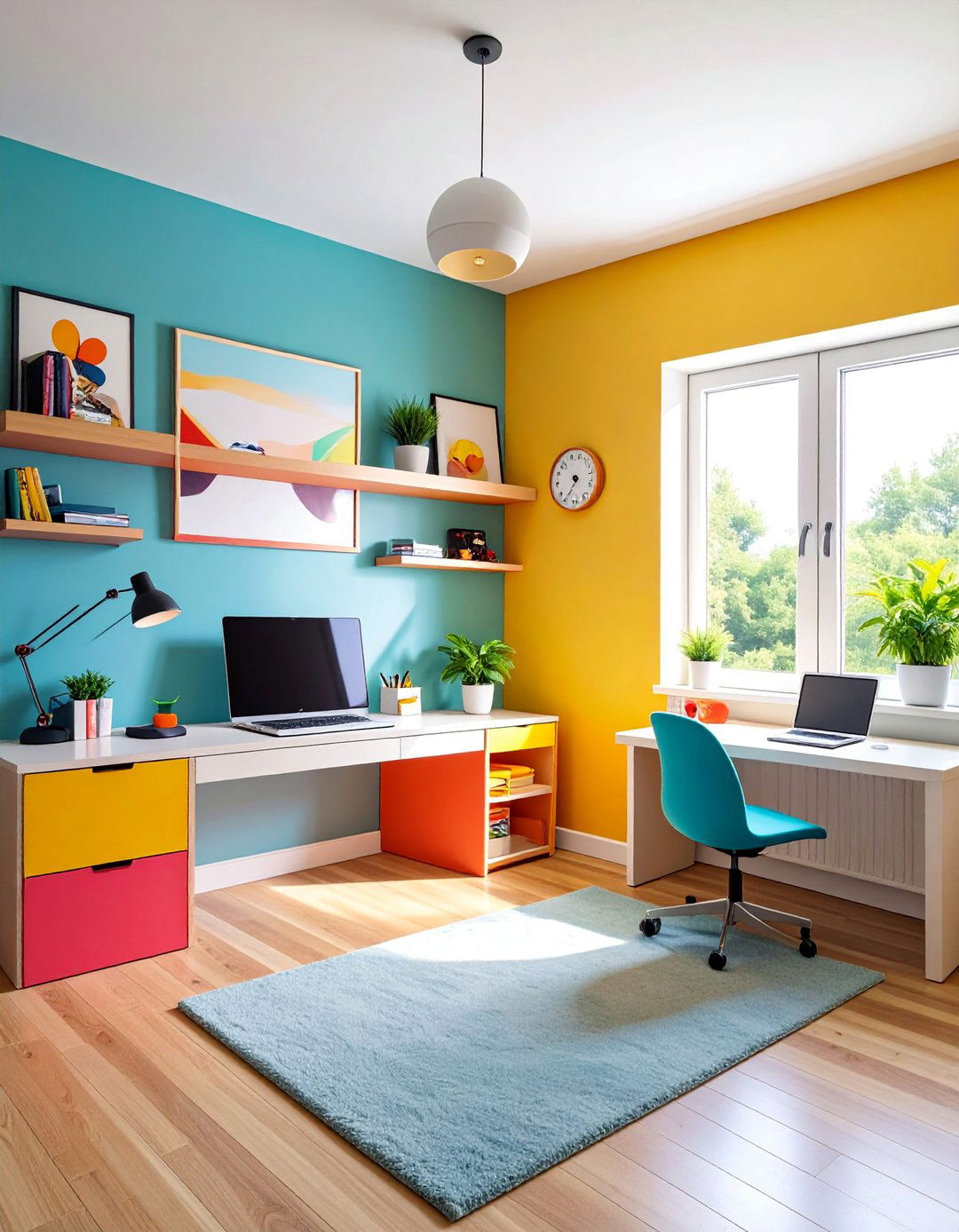 Teenage Study Space Design - 40 Bedroom Office Ideas for a Productive Space