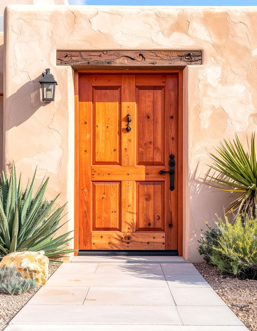 Terracotta Cedar Front Door