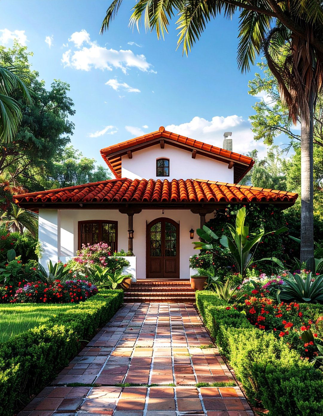 Terracotta Tile Roof Spanish Bungalow Exterior - 25 Spanish Bungalow Exterior Ideas for Timeless Appeal