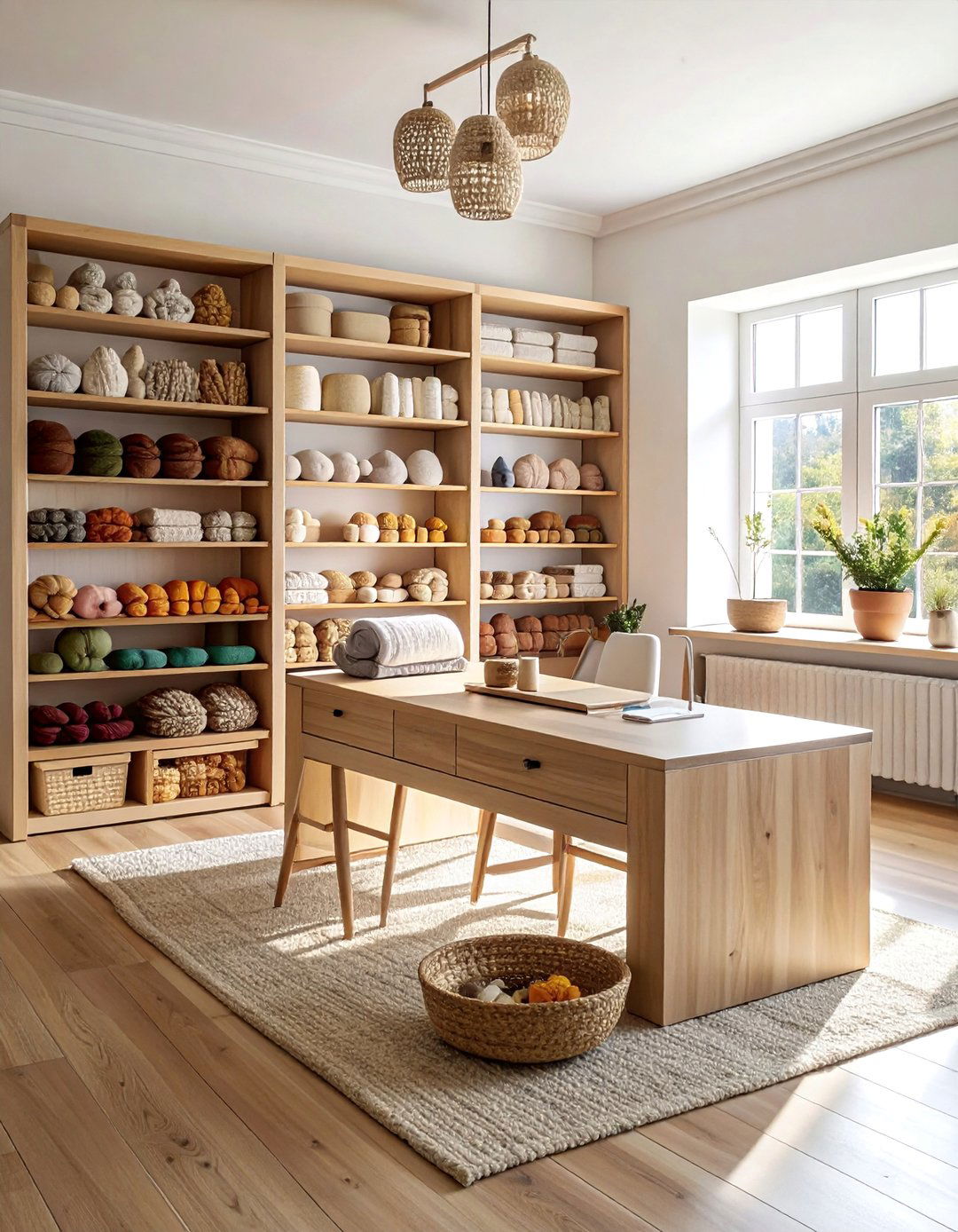 Textile Arts Fiber Studio - 25 Craft Room Ideas for an Organized and Creative Space