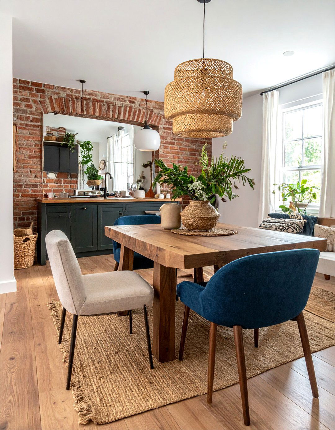 Textured Casual Dining Room - 20 Casual Dining Room Ideas for Everyday Comfort