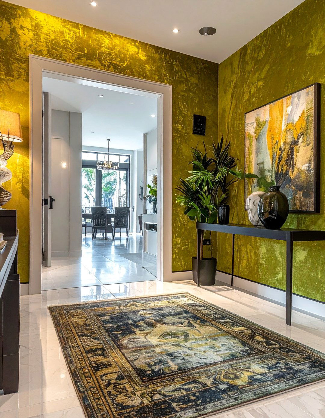 Textured Wall Treatments - 50 Foyer Decor Ideas to Make a Grand First Impression