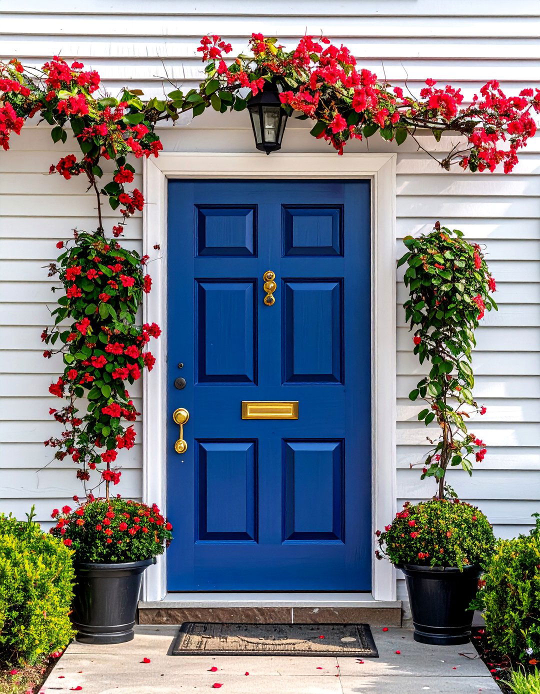 The Classic Six Panel Colonial Front Door - 20 Colonial Front Door Ideas for Timeless Curb Appeal