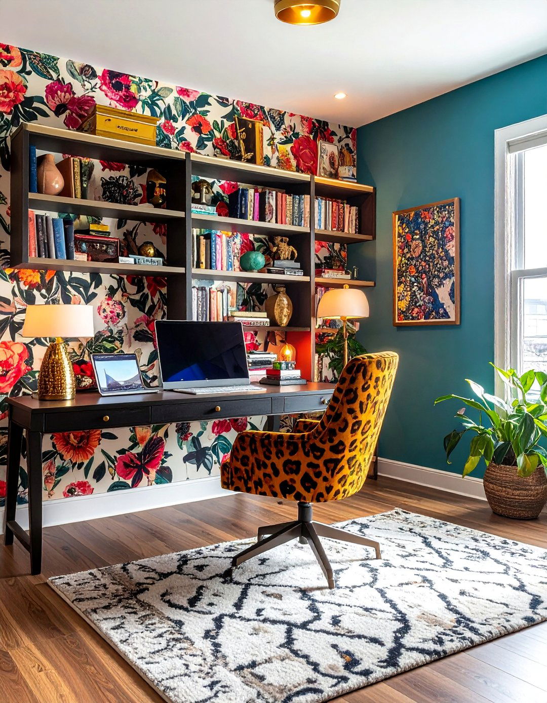 The Maximalist Collectors Eclectic Home Office - 25 Eclectic Home Office Ideas for Creative Workspaces