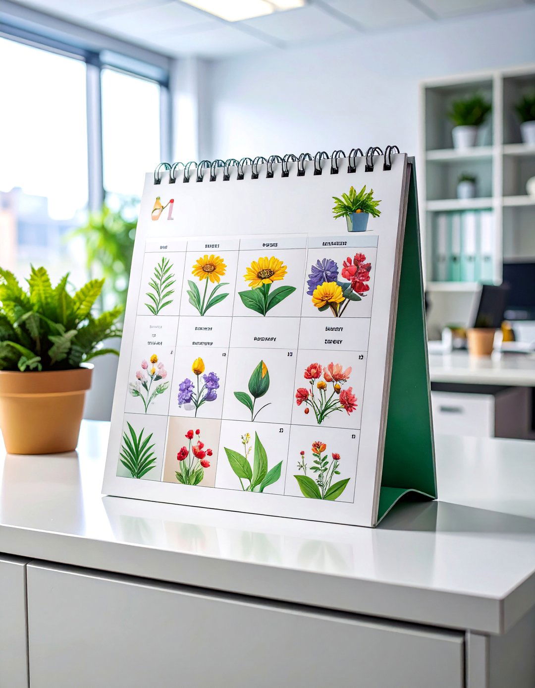 Themed Desk Calendar - 30 Cubicle Decor Ideas to Personalize Your Workspace