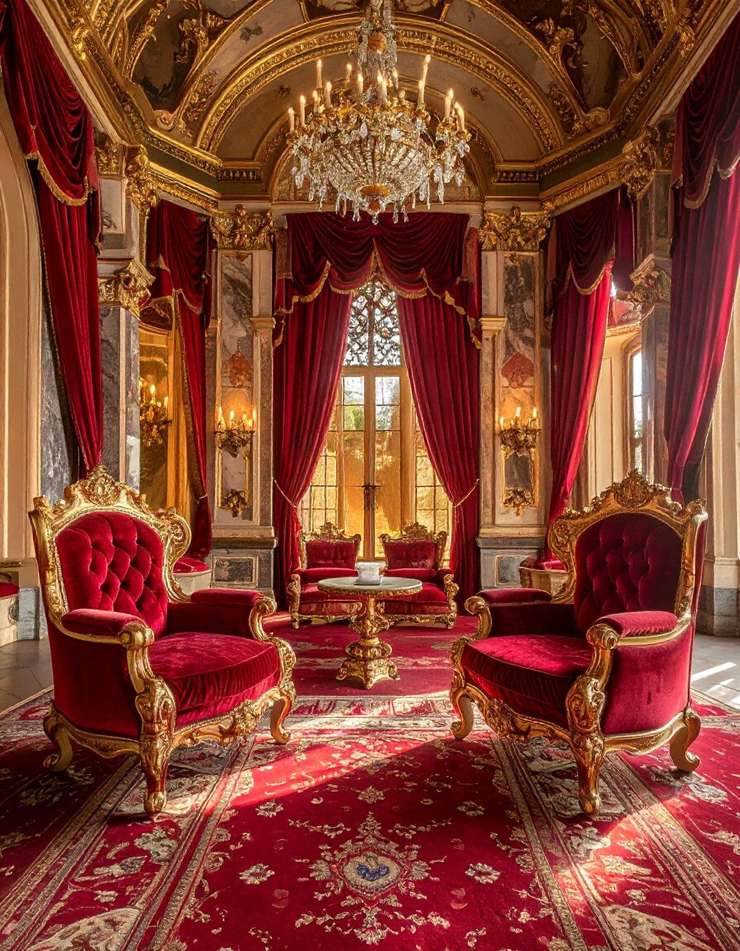 Throne Room Seating Arrangements - 20 Castle Living Room Ideas for a Royal Ambiance