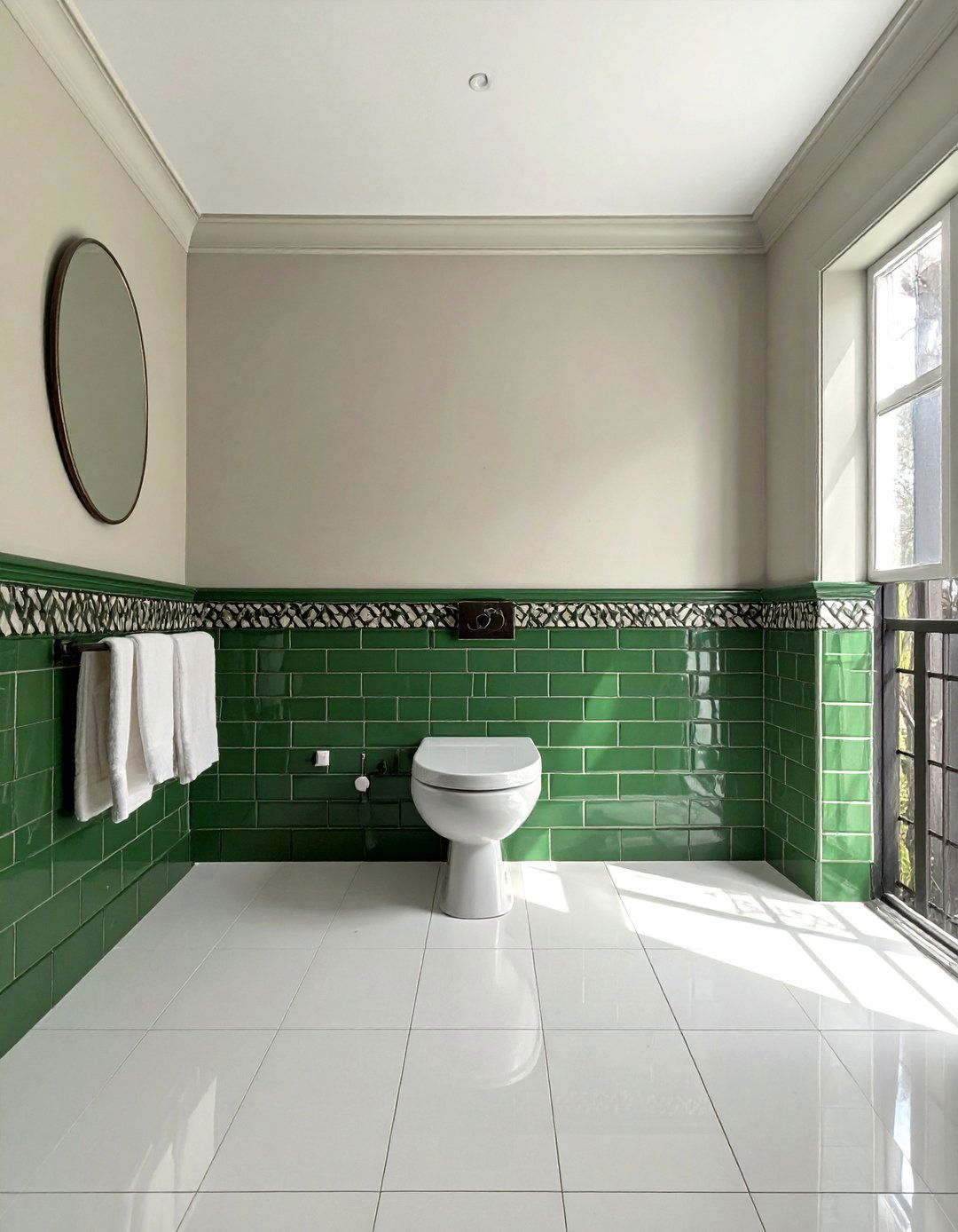 Tile Powder Room Wainscoting - 25 Powder Room Wainscoting Ideas for a Stylish Bathroom