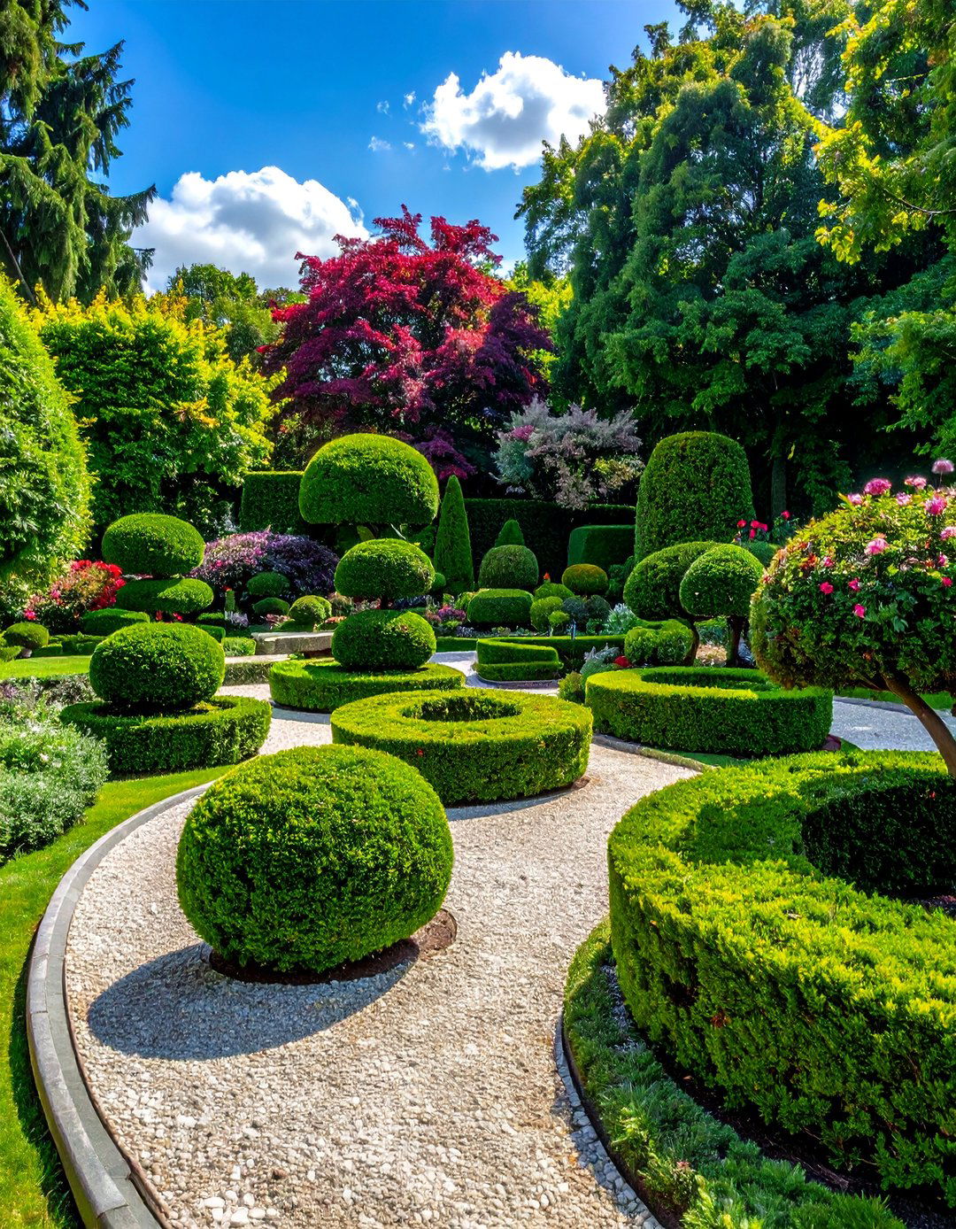 Topiary Garden Display - 40 English Garden Design Ideas for a Timeless Landscape
