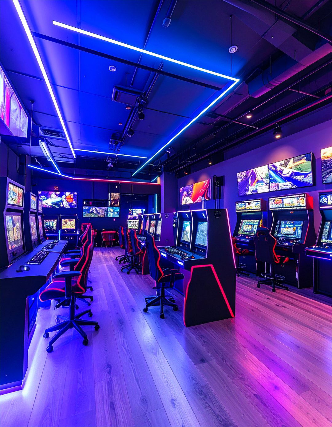 Tournament Gaming Center - 30 Retro Game Room Ideas for a Fun and Nostalgic Space