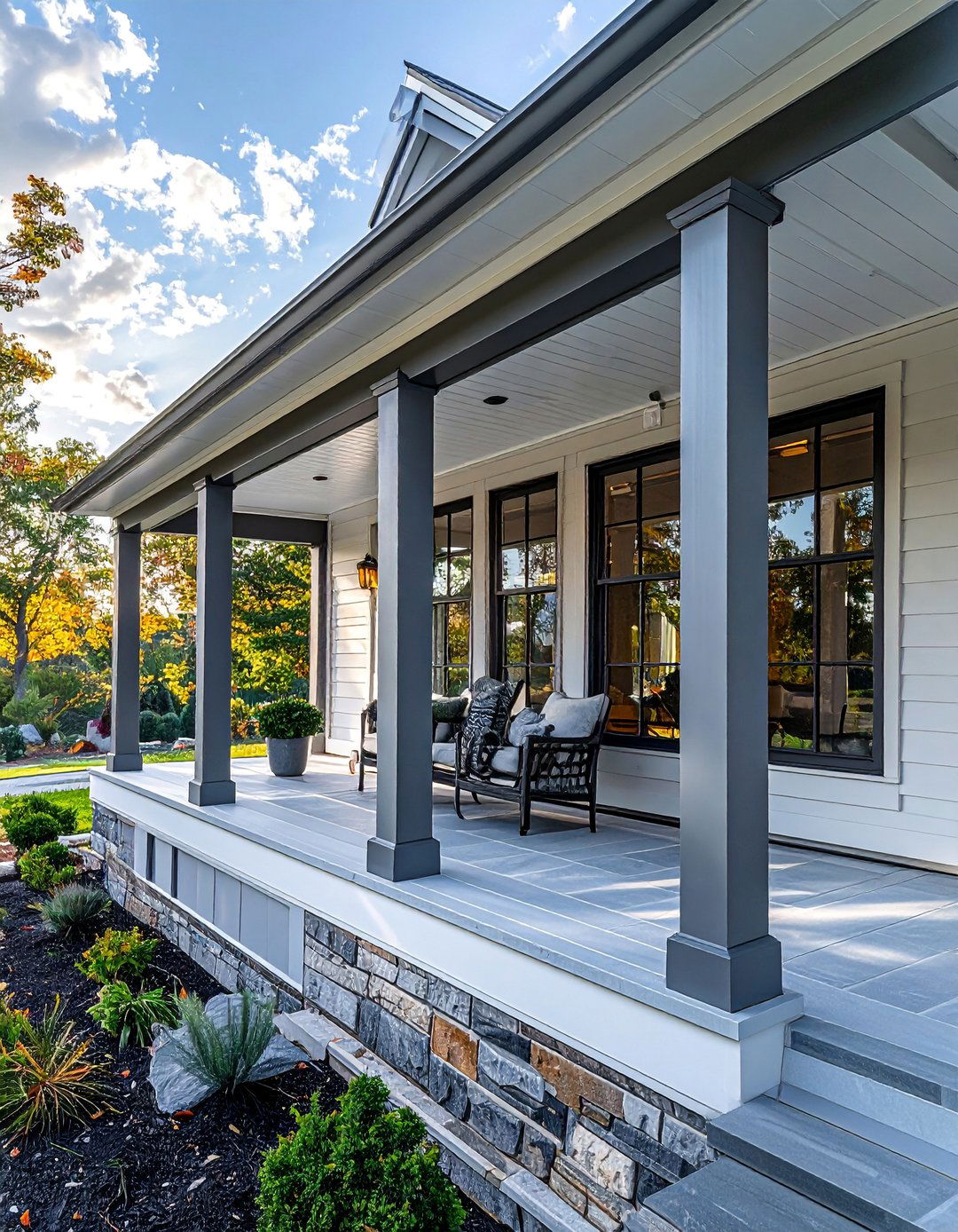 Traditional Metal and Glass Combination - 40 Glass Porch Design Ideas to Brighten Your Home