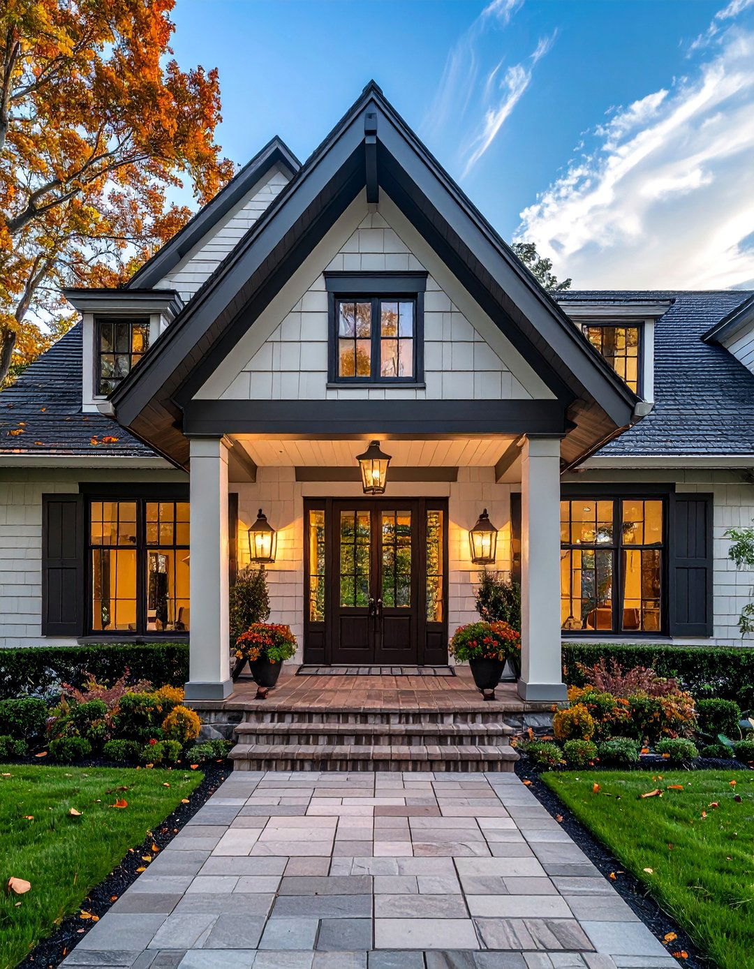 Traditional Pitched Roof Style - 40 Glass Porch Design Ideas to Brighten Your Home