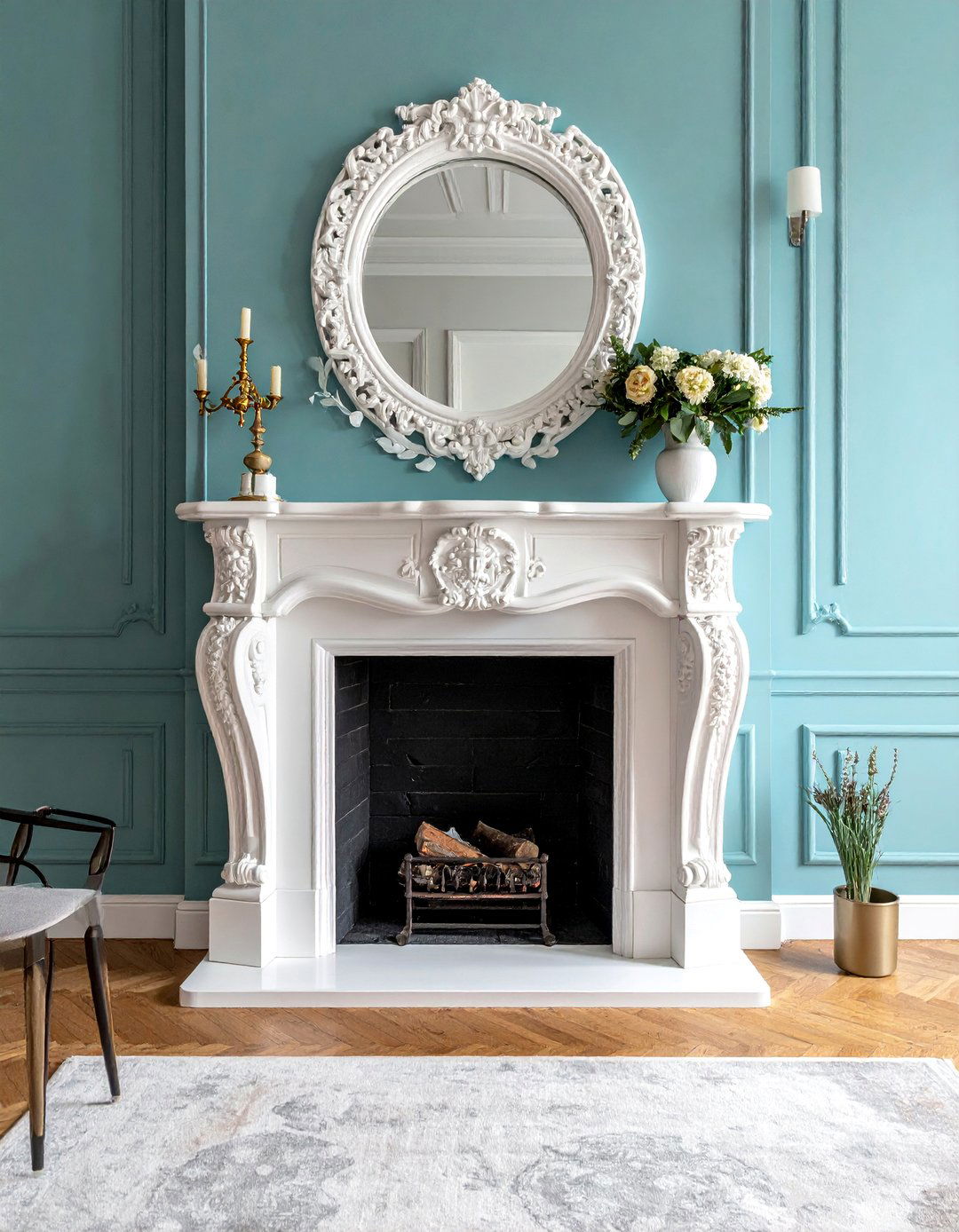 Traditional Revival Elements - 40 Modern Fireplace Ideas to Warm Up Your Home