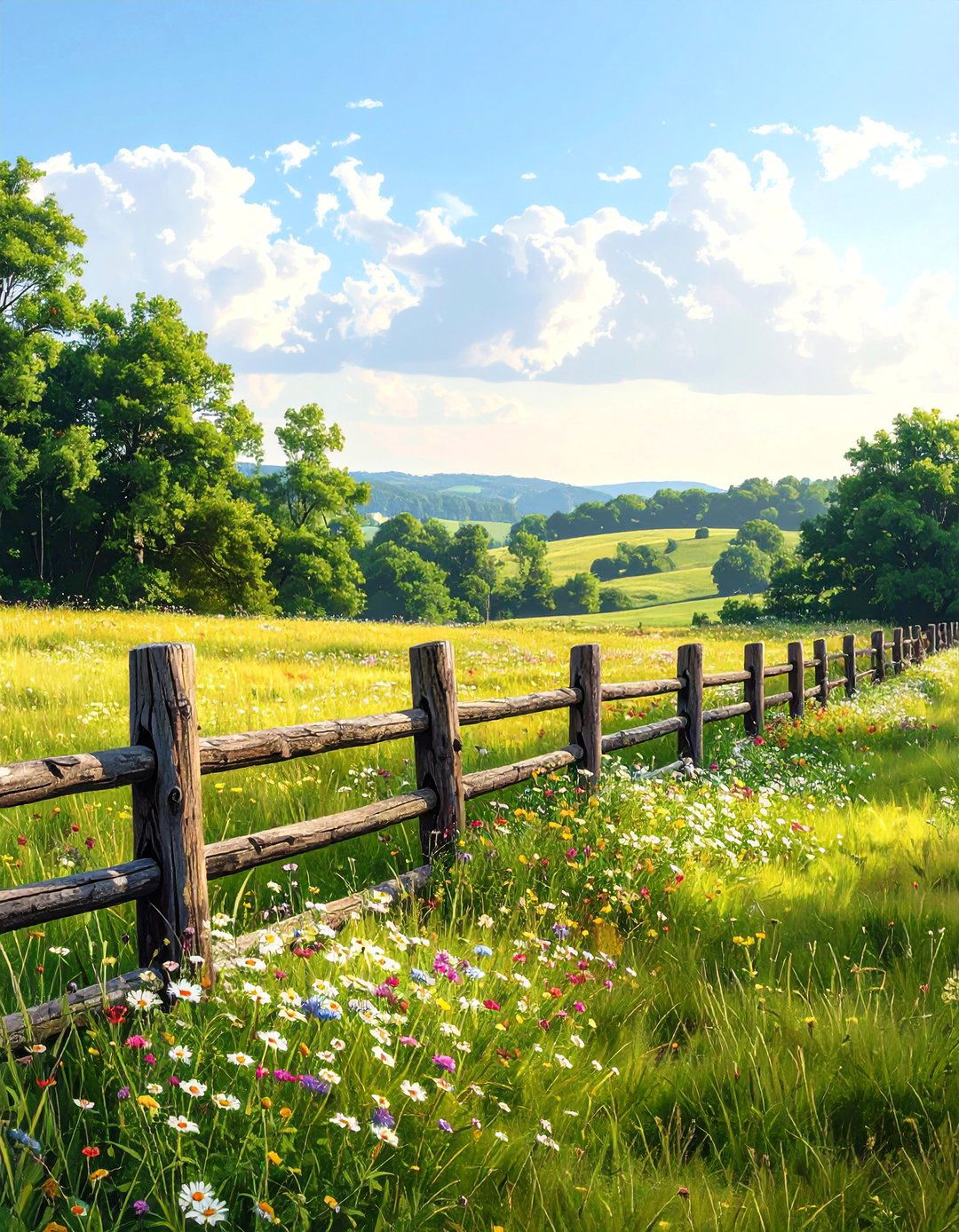 Traditional Split Rail Garden Fence - 40 Garden Fence Ideas to Enhance Your Outdoor Space