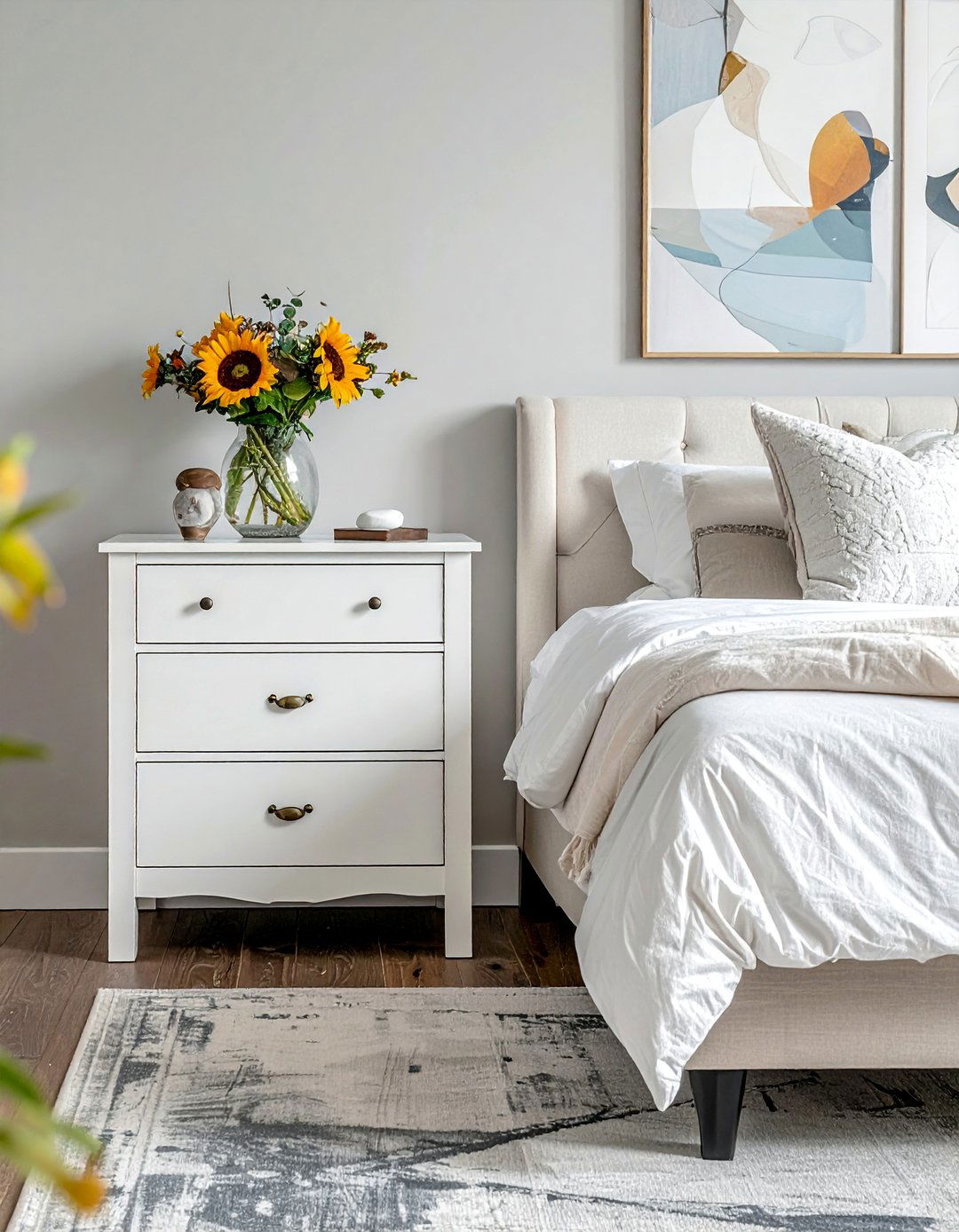 Transitional Bedroom with a Dresser as a Nightstand - 30 Transitional Bedroom Ideas for a Timeless Look