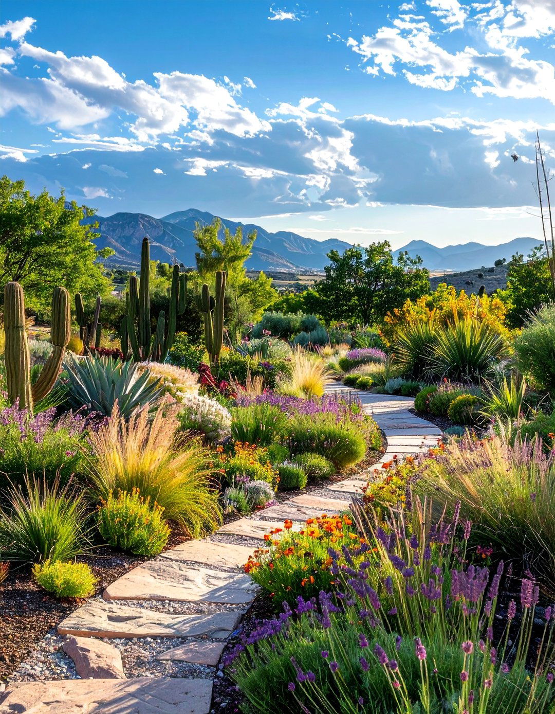 Transitional Border Gardens - 30 Drought Tolerant Landscaping Ideas for Your Yard