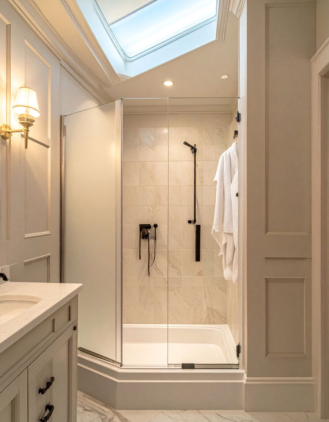 Transom Window Combinations - 30 Shower Window Ideas to Brighten Up Your Bathroom