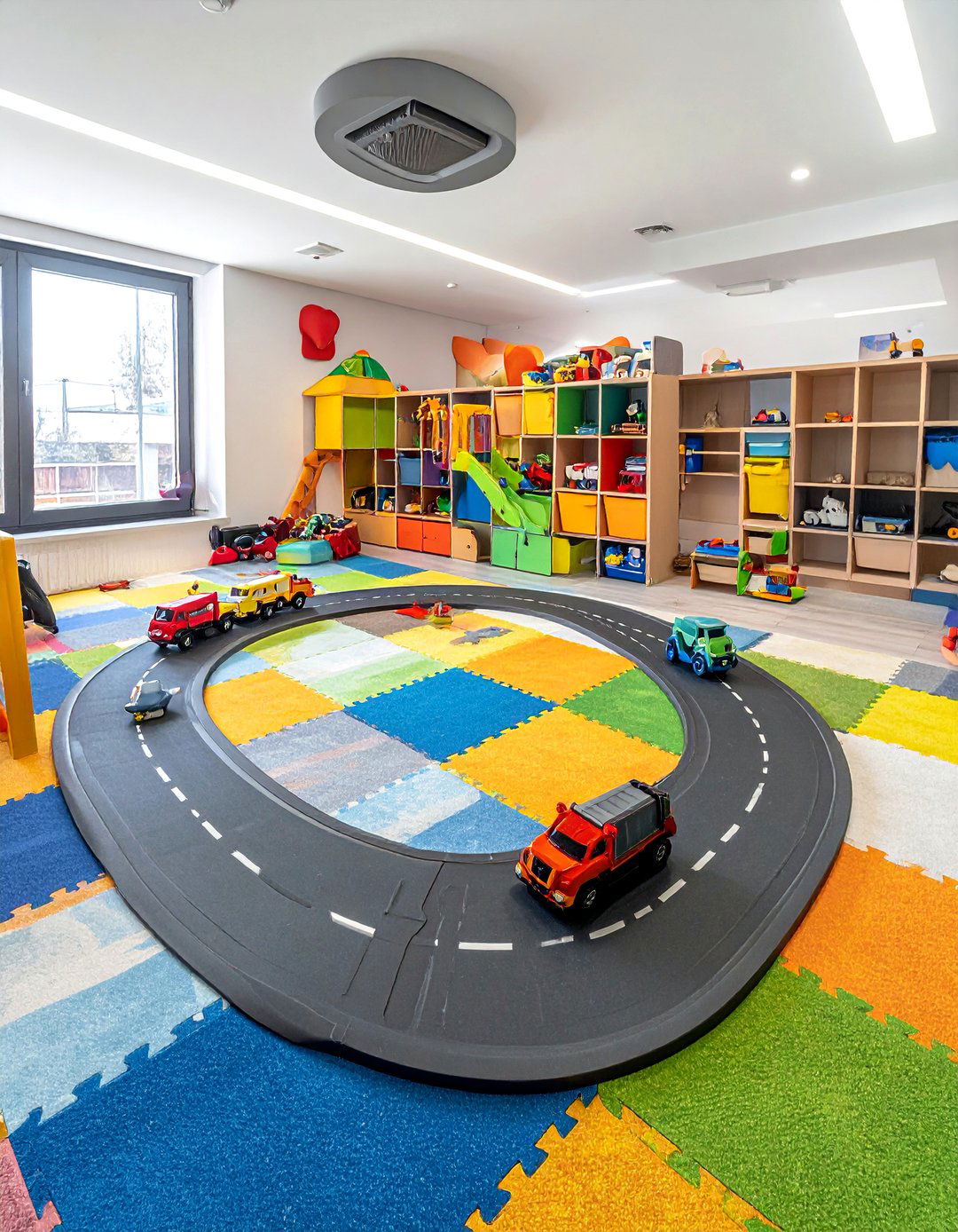 Transportation Play Zone - 40 Fun and Functional Playroom Ideas for Kids