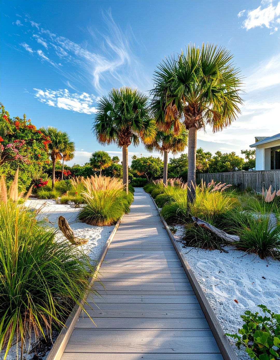 Tropical Coastal Dune Garden Theme - 30 Florida Backyard Ideas for a Tropical Oasis