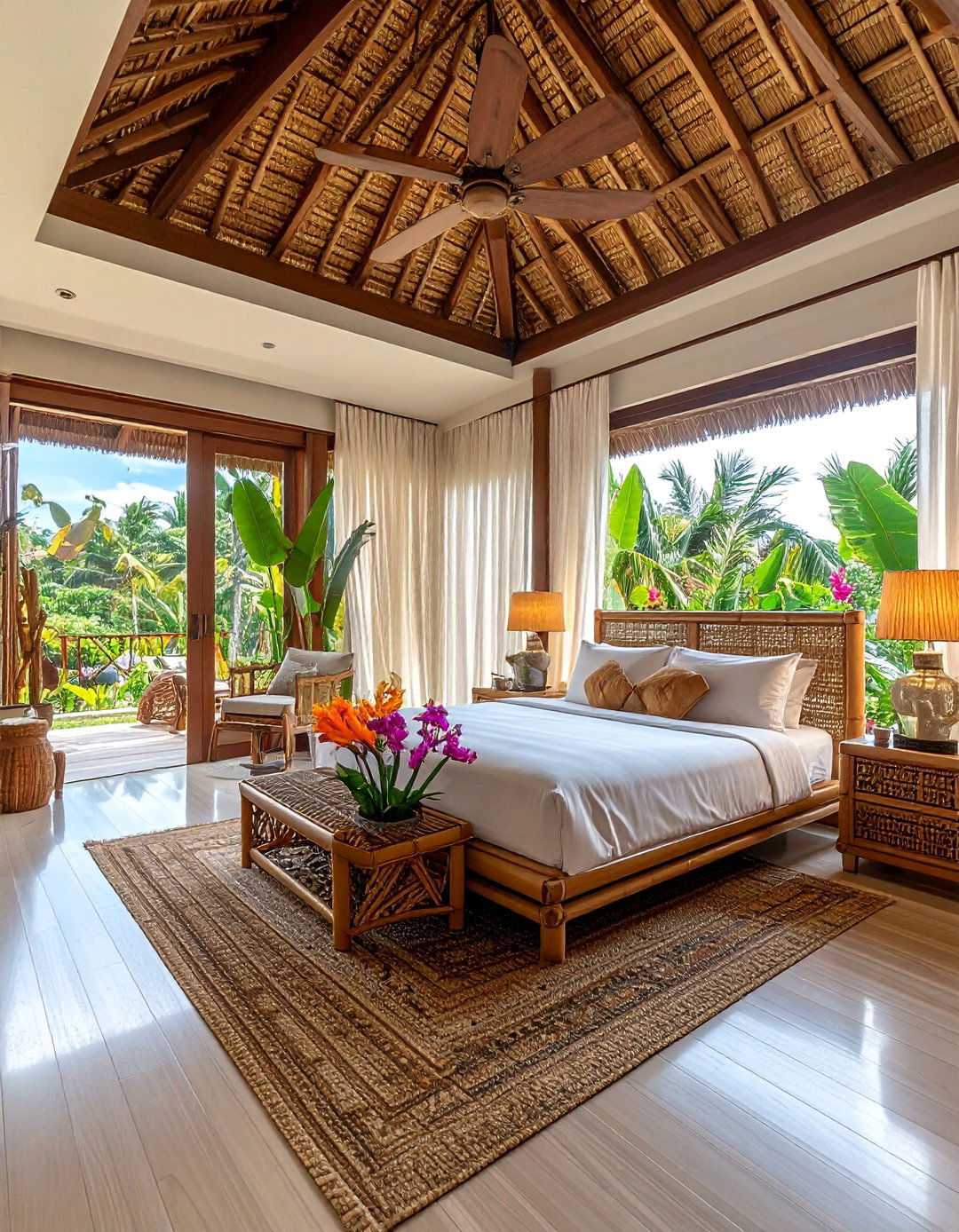 Tropical Paradise Escape - 30 Romantic Hotel Room Ideas for a Dreamy Getaway