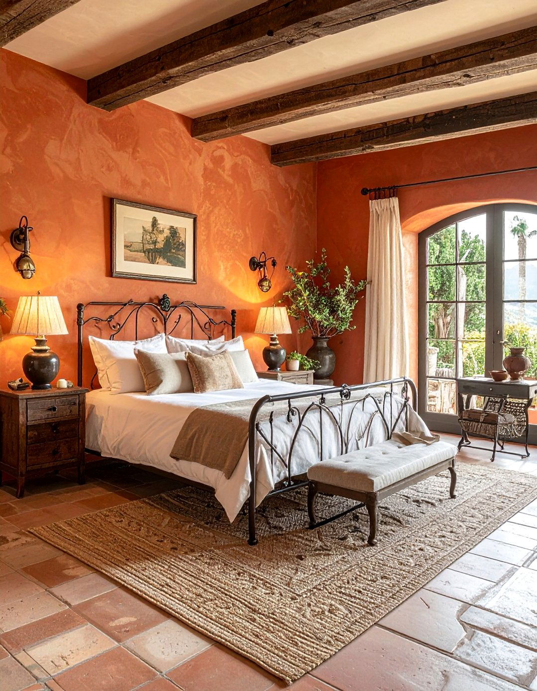 Tuscan Rustic Bedroom Retreat - 20 Italian Interior Design Ideas for a Timeless Home