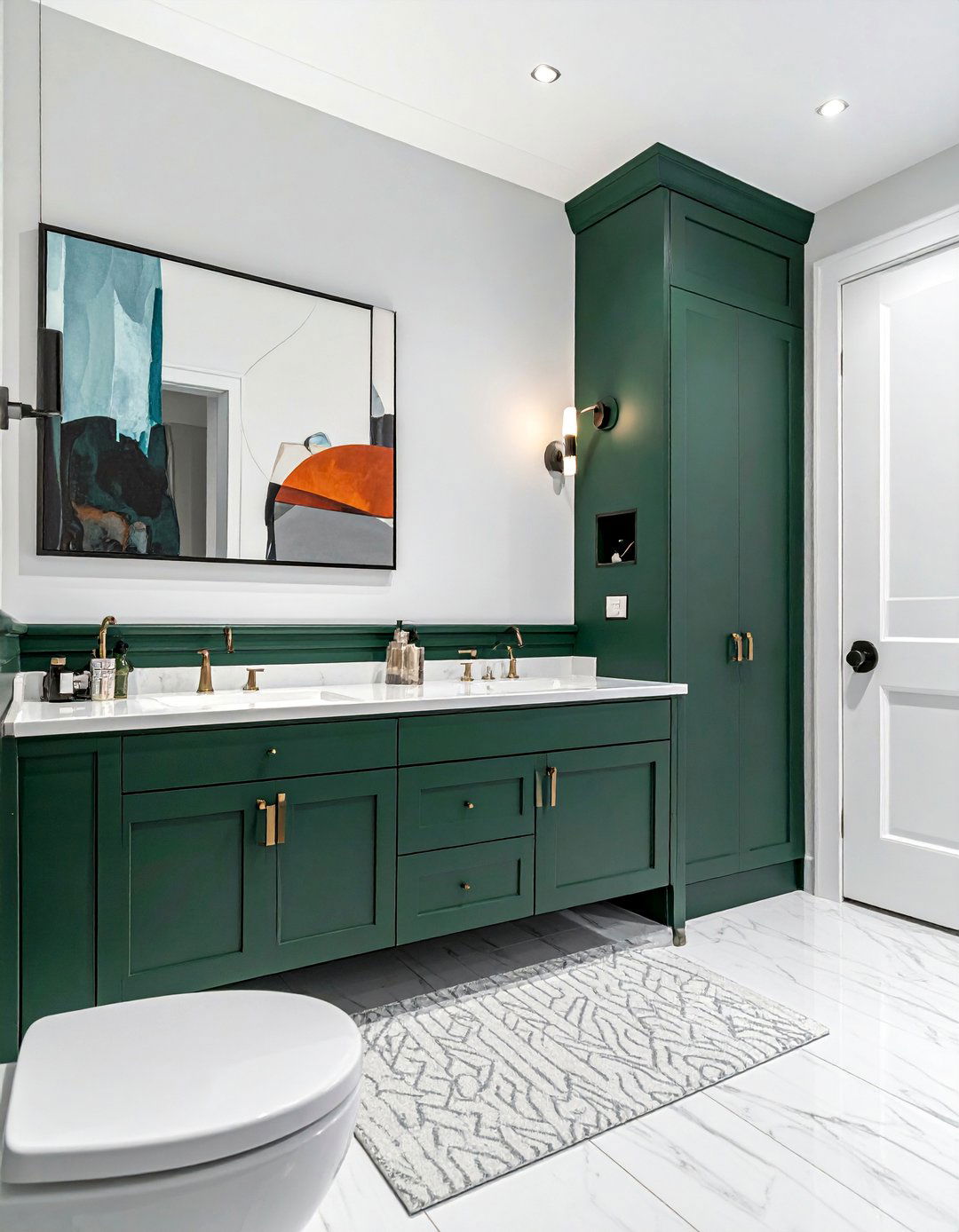 Two Tone Powder Room Wainscoting - 25 Powder Room Wainscoting Ideas for a Stylish Bathroom