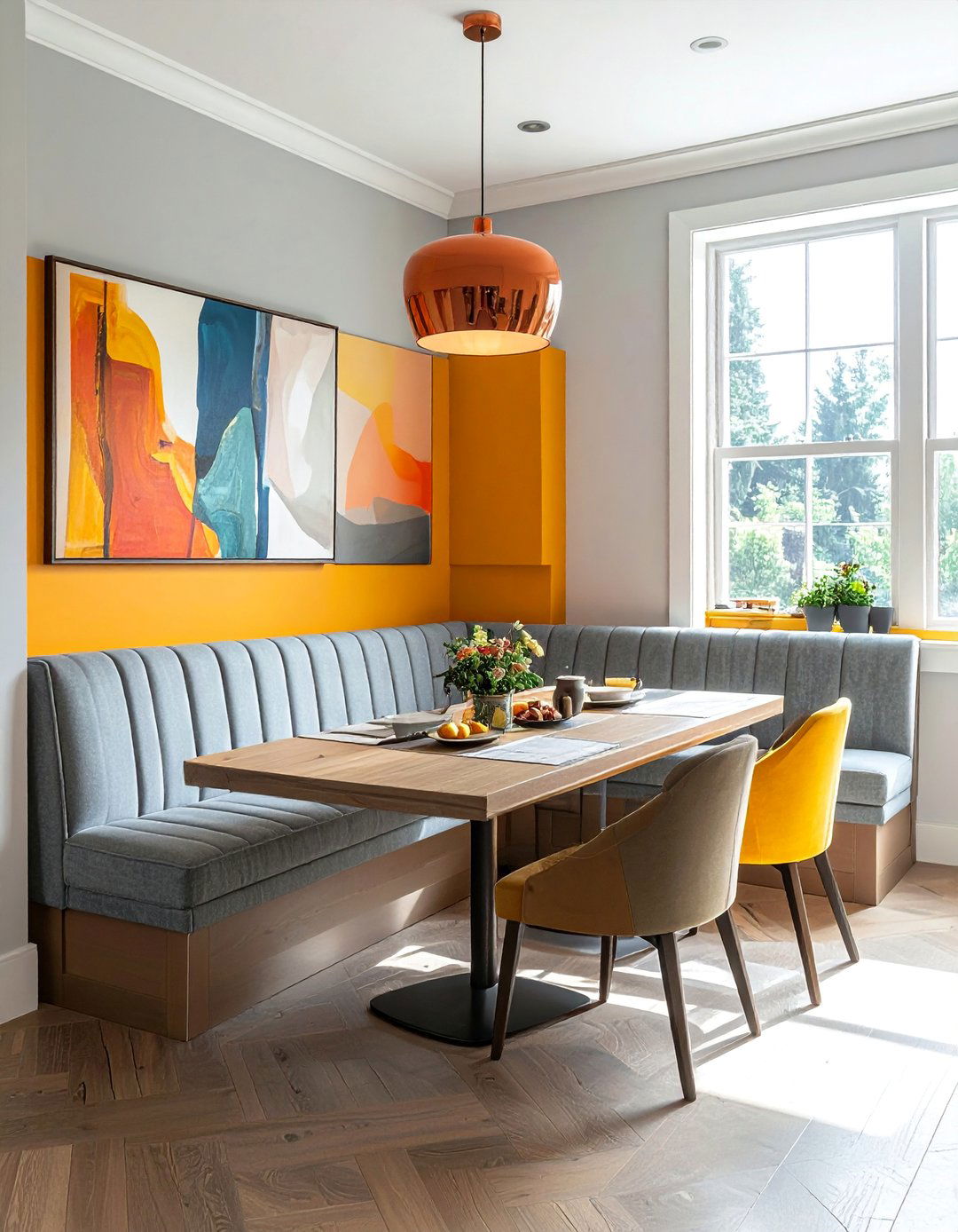U Shaped Banquette Configuration - 40 Banquette Seating Ideas for Stylish Dining