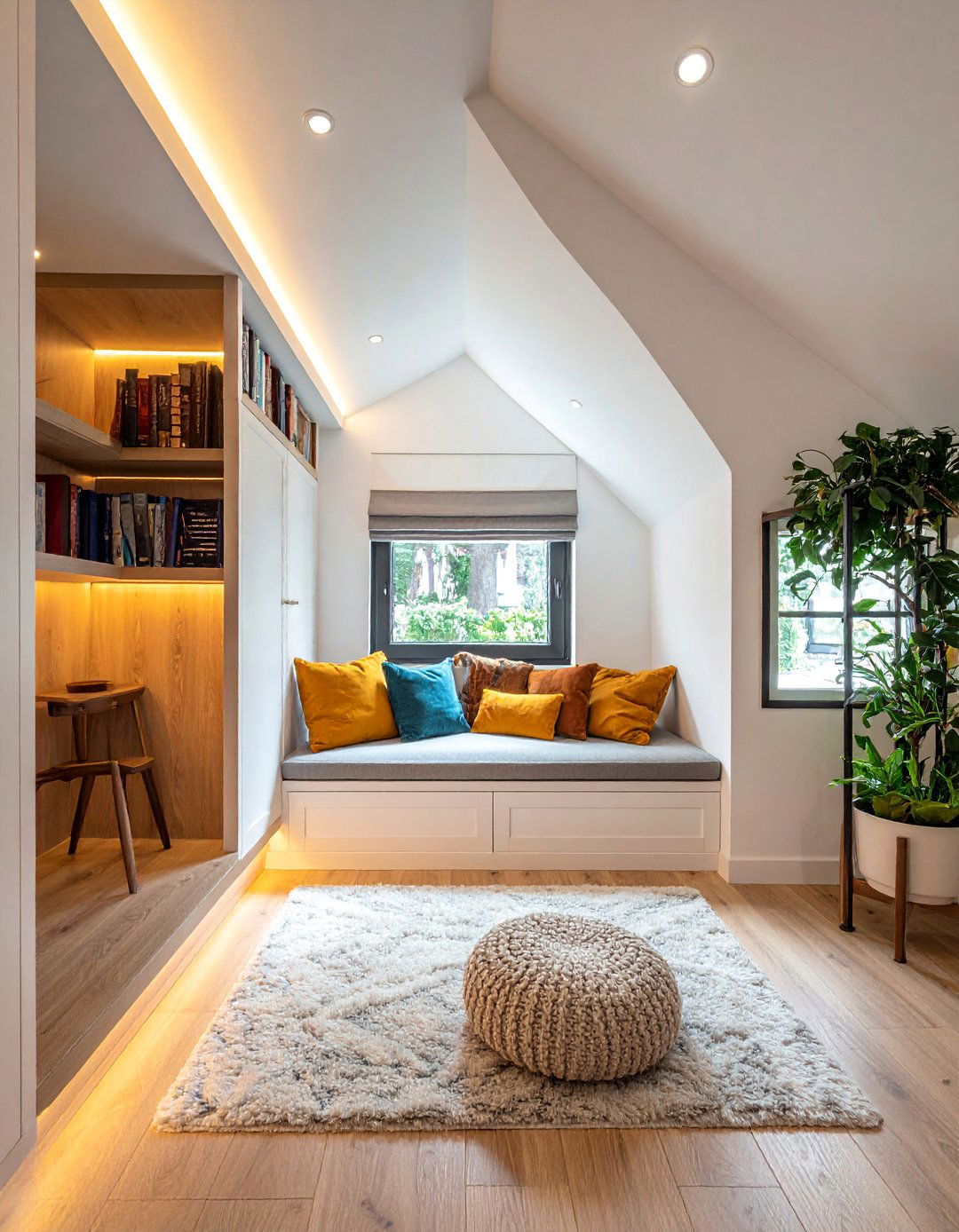 Under Stair Reading Nook - 40 Window Seat Ideas for a Cozy and Functional Space