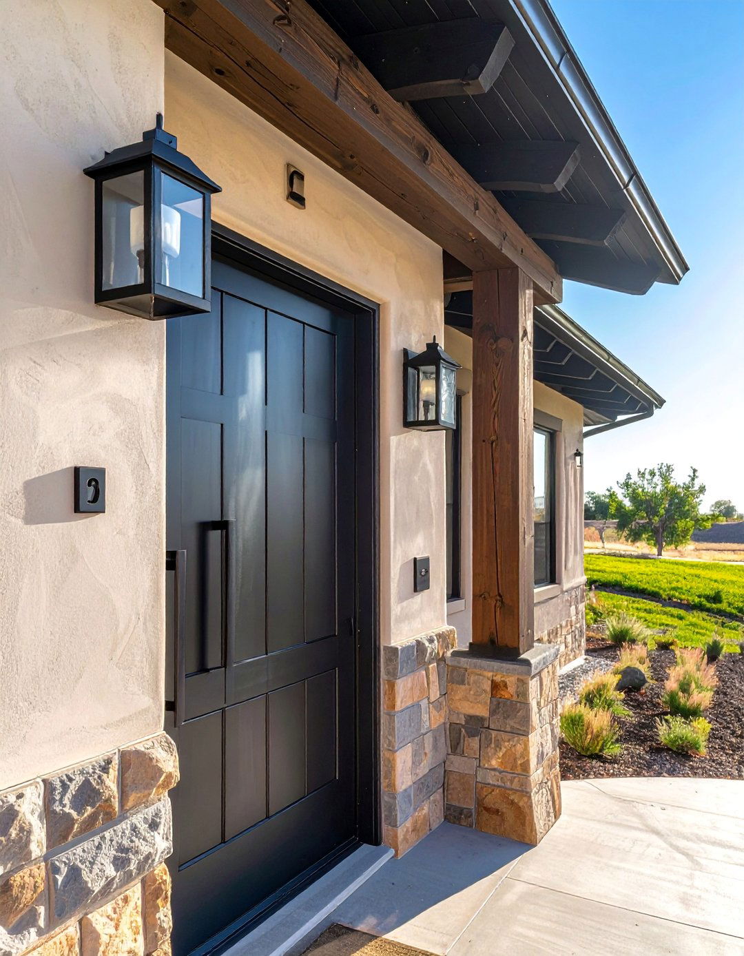 Update Exterior Hardware on Your Ranch Home - 40 Curb Appeal Inspiration Ideas for Ranch Homes