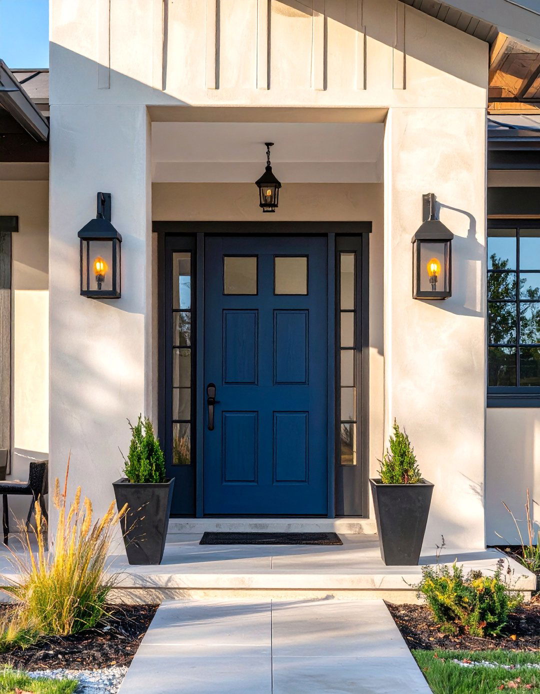 Update Exterior Light Fixtures on Your Ranch Home - 40 Curb Appeal Inspiration Ideas for Ranch Homes