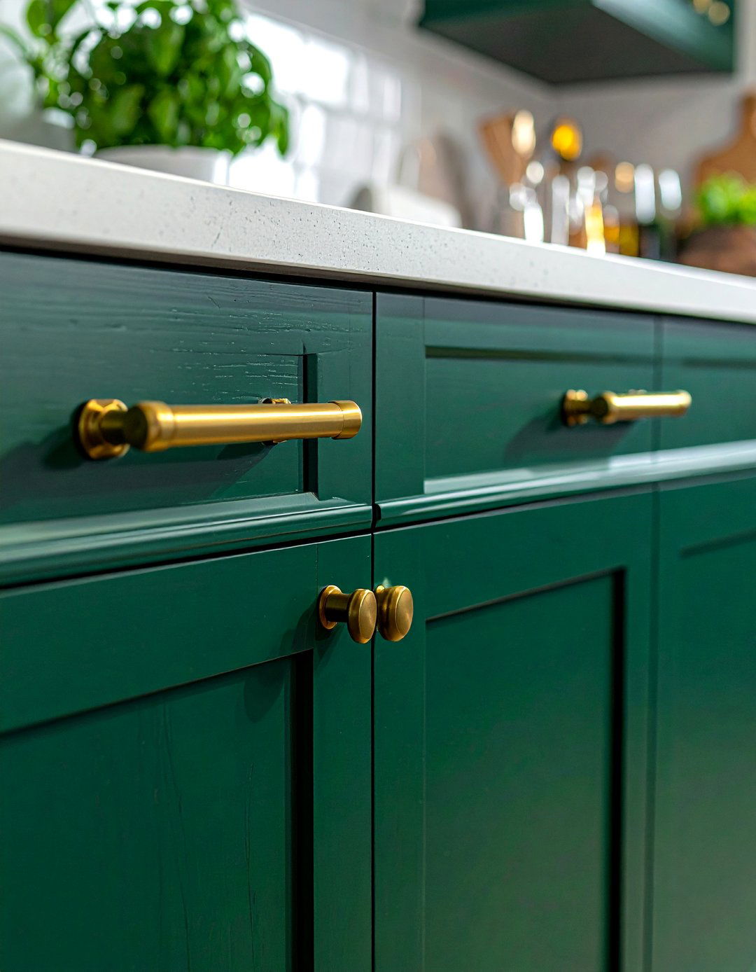 Upgraded Cabinet Hardware - 40 Kitchen Decor Ideas to Refresh Your Cooking Space