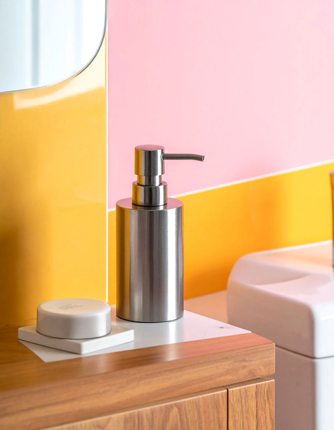 Use Wall Mounted Soap Dispensers - 25 Small Bathroom Ideas on a Budget for Big Impact