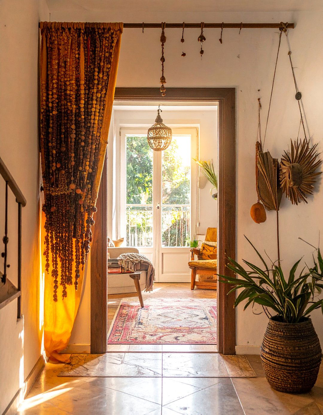 Using Beaded Curtains as Room Dividers - 30 Whimsigoth Decor Ideas to Enchant Your Space