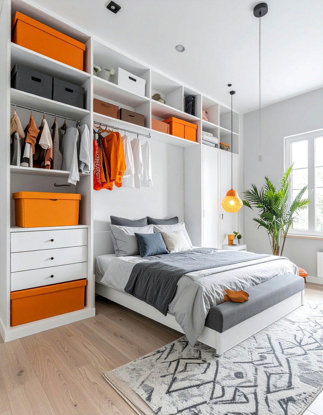 Vertical Storage Solutions - 25 Small Guest Bedroom Ideas for Cozy Comfort