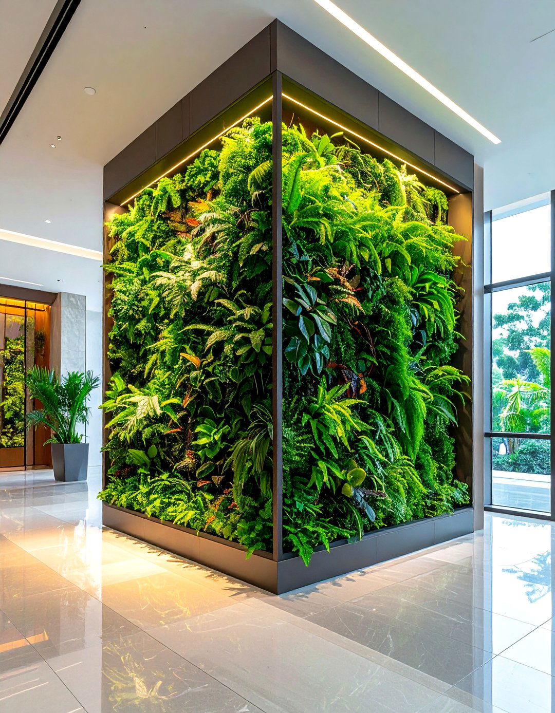 Vertical Wall Panel Terrarium - 40 Terrarium Ideas to Bring Nature Indoors