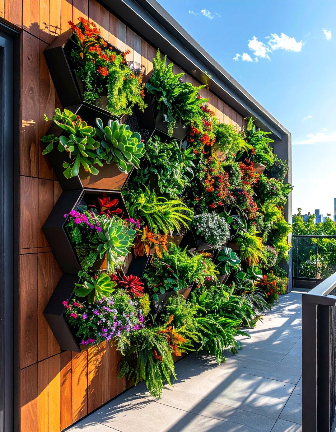 Vertical Wall Sensory Garden - 25 Sensory Garden Ideas to Stimulate the Senses