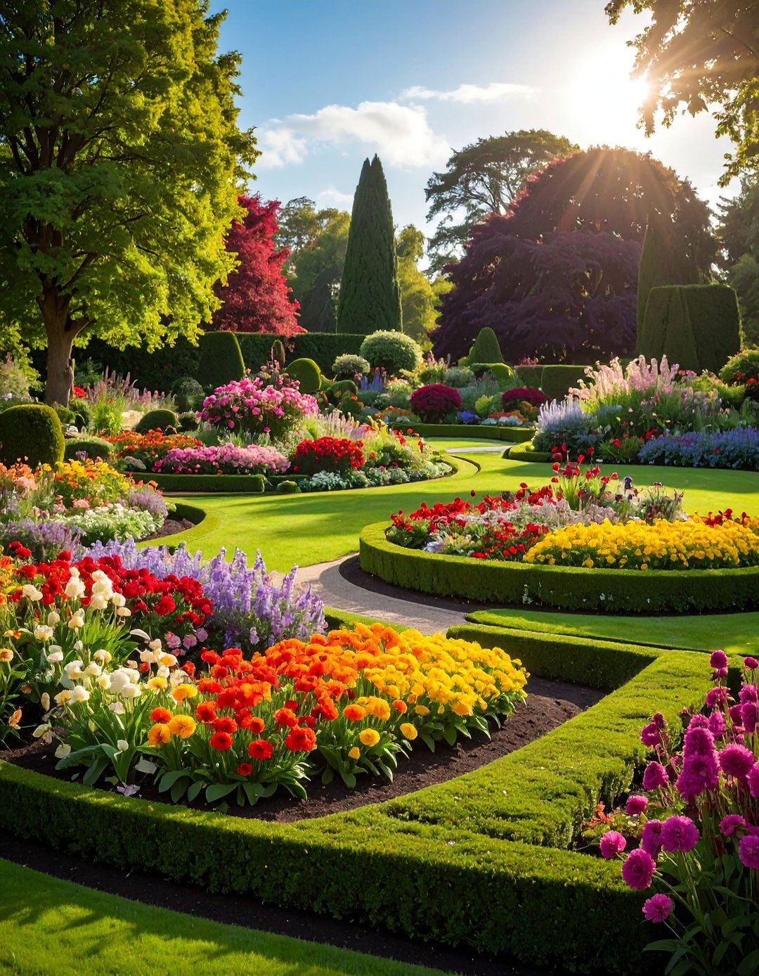 Victorian Bedding Display - 40 English Garden Design Ideas for a Timeless Landscape