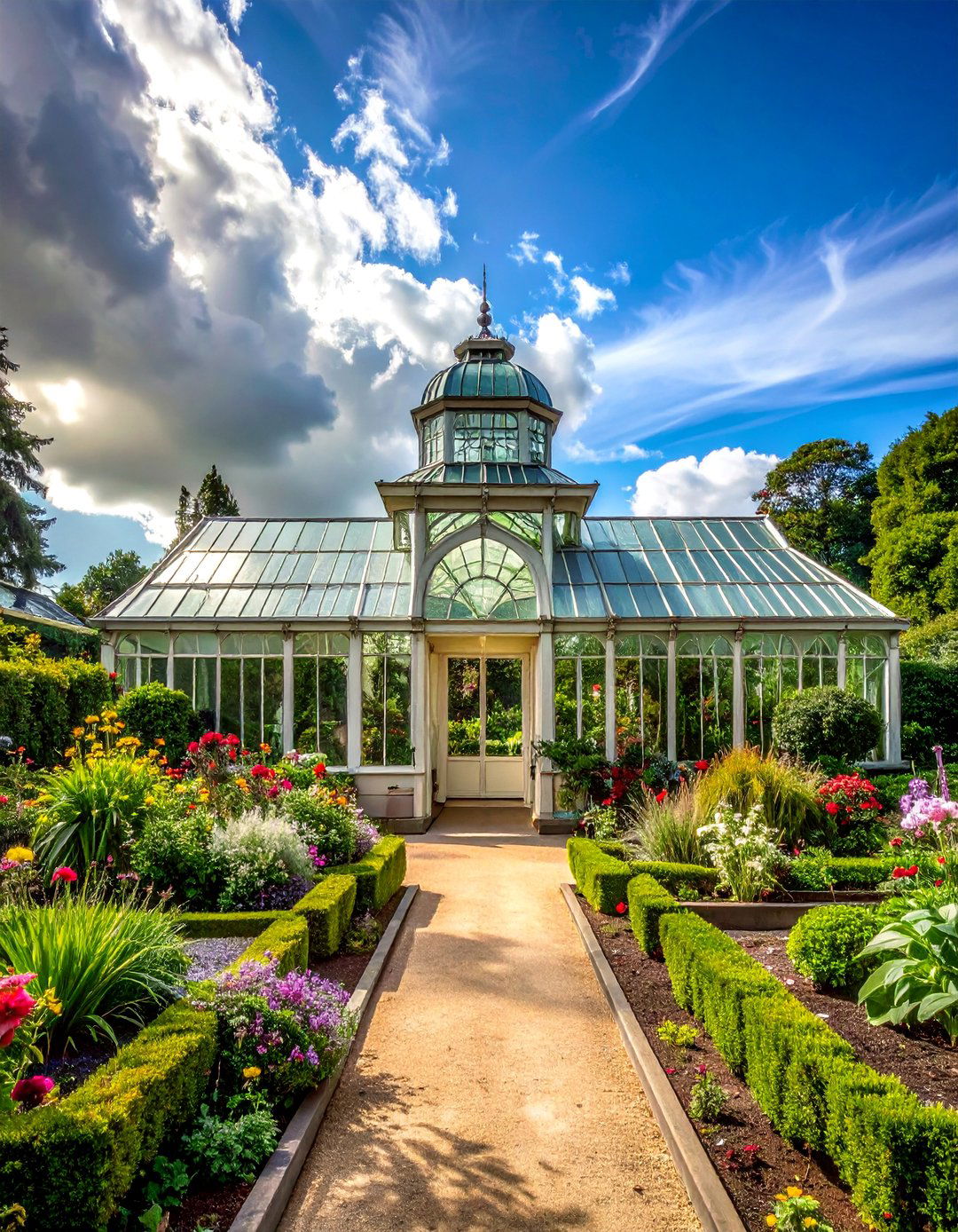 Victorian Conservatory Garden - 40 English Garden Design Ideas for a Timeless Landscape