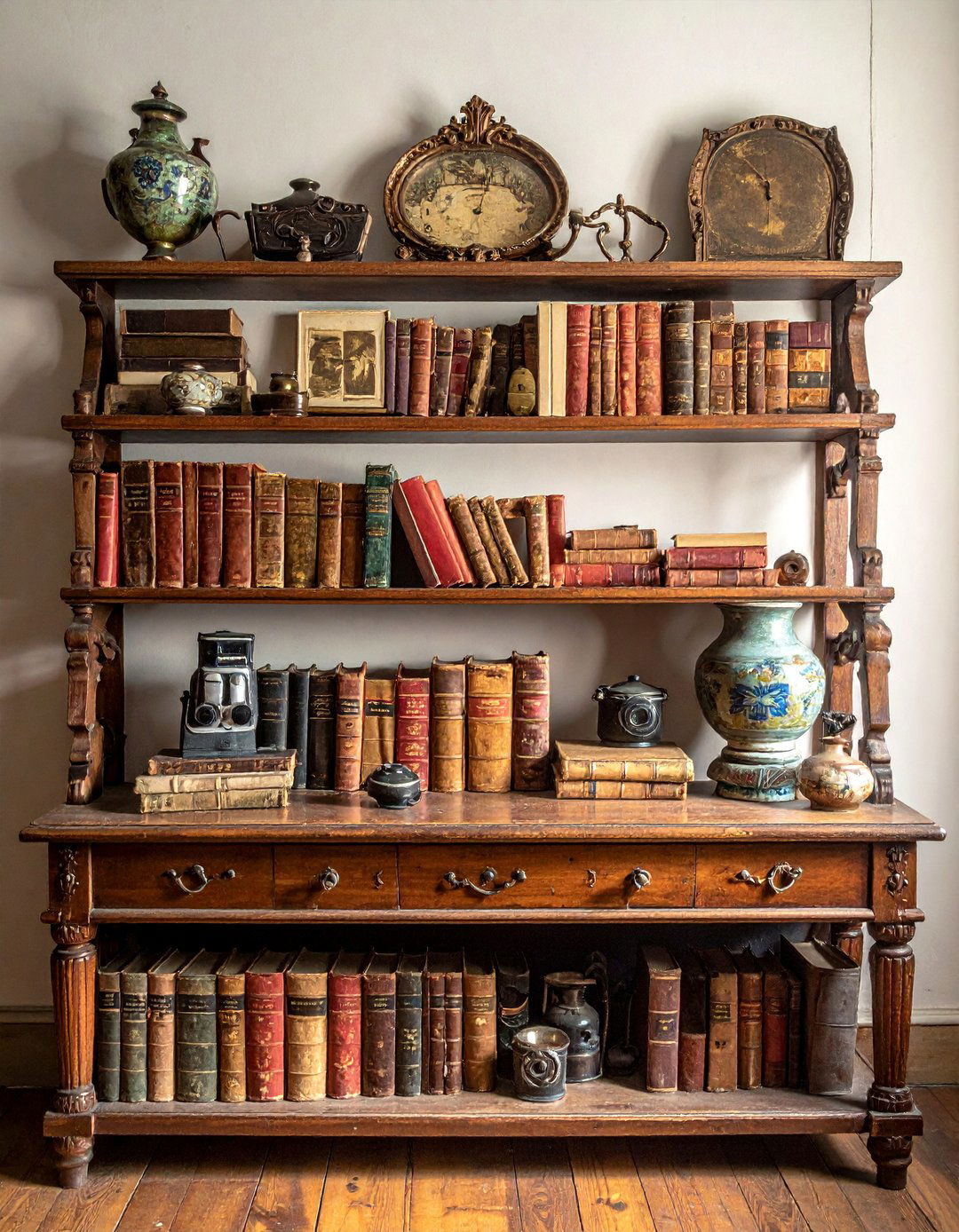 Vintage Collection Display - 40 Stylish Mantel Decor Ideas for Every Season