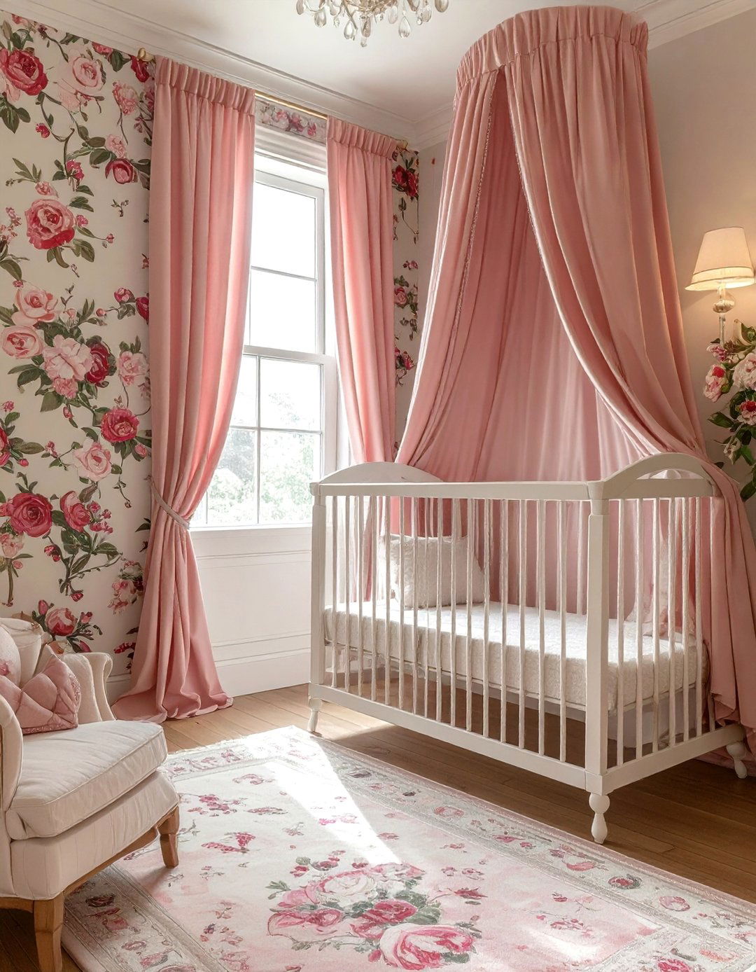 Vintage Floral Nursery - 40 Adorable Nursery Ideas for Your Baby's Room