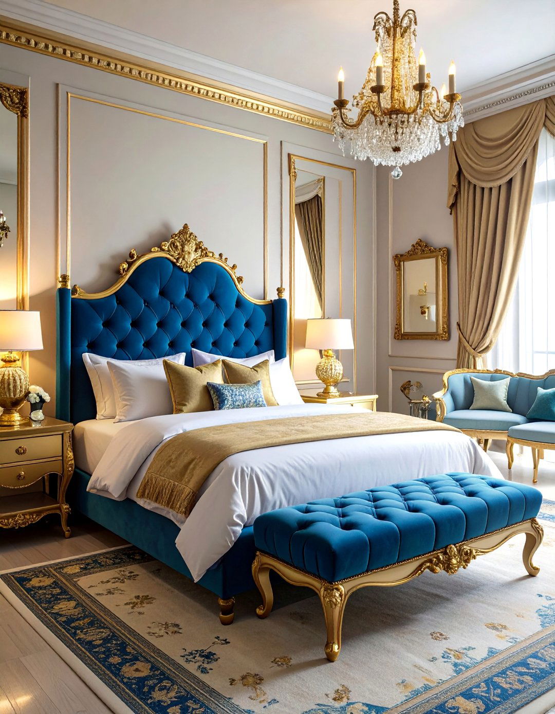 Vintage Glamour Bedroom - 30 Romantic Hotel Room Ideas for a Dreamy Getaway