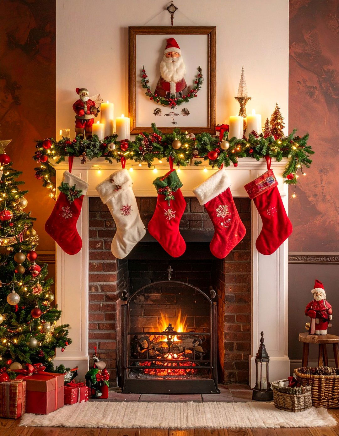 Vintage Holiday Traditions - 40 Stylish Mantel Decor Ideas for Every Season