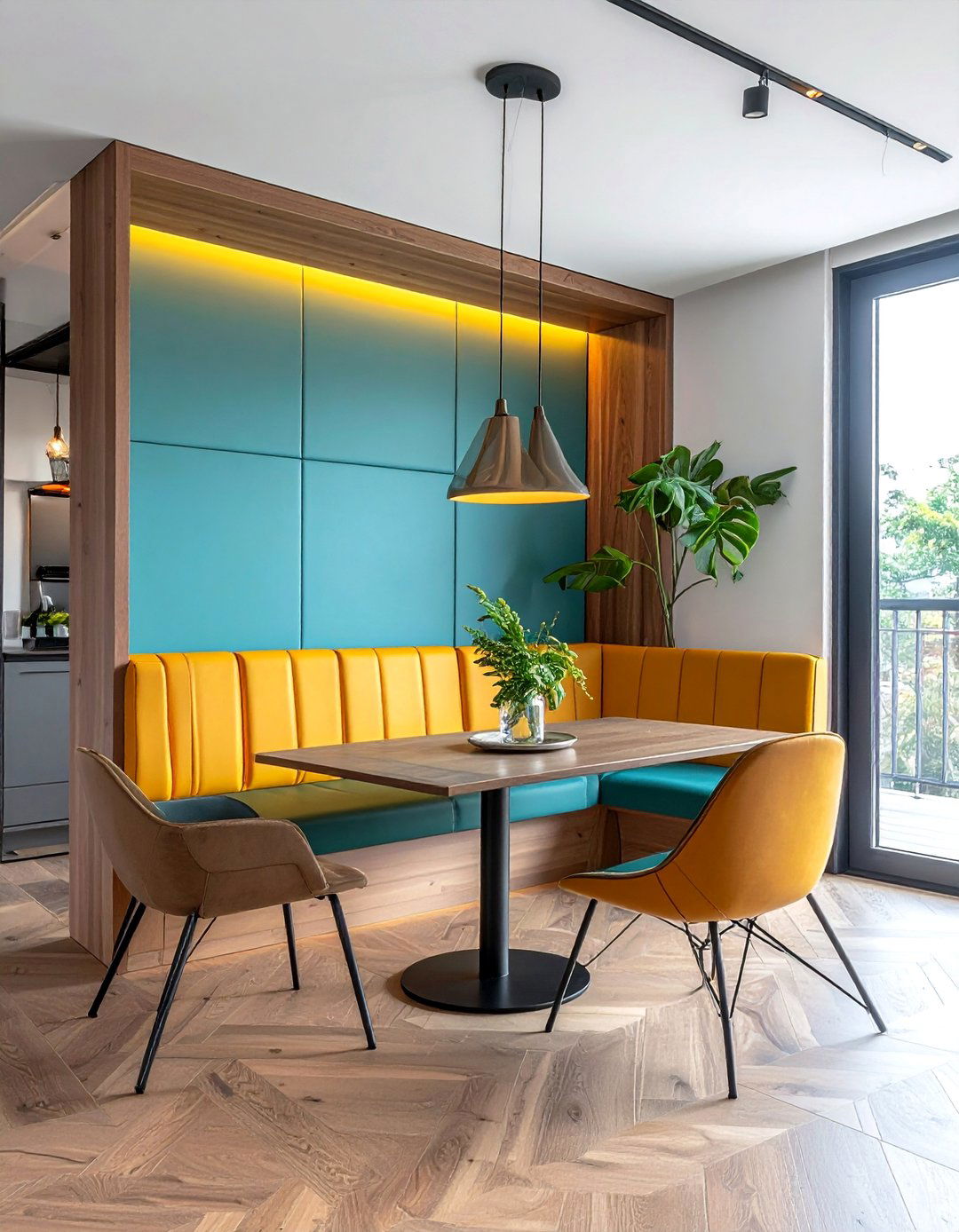 Wall Mounted Banquette Solution - 40 Banquette Seating Ideas for Stylish Dining