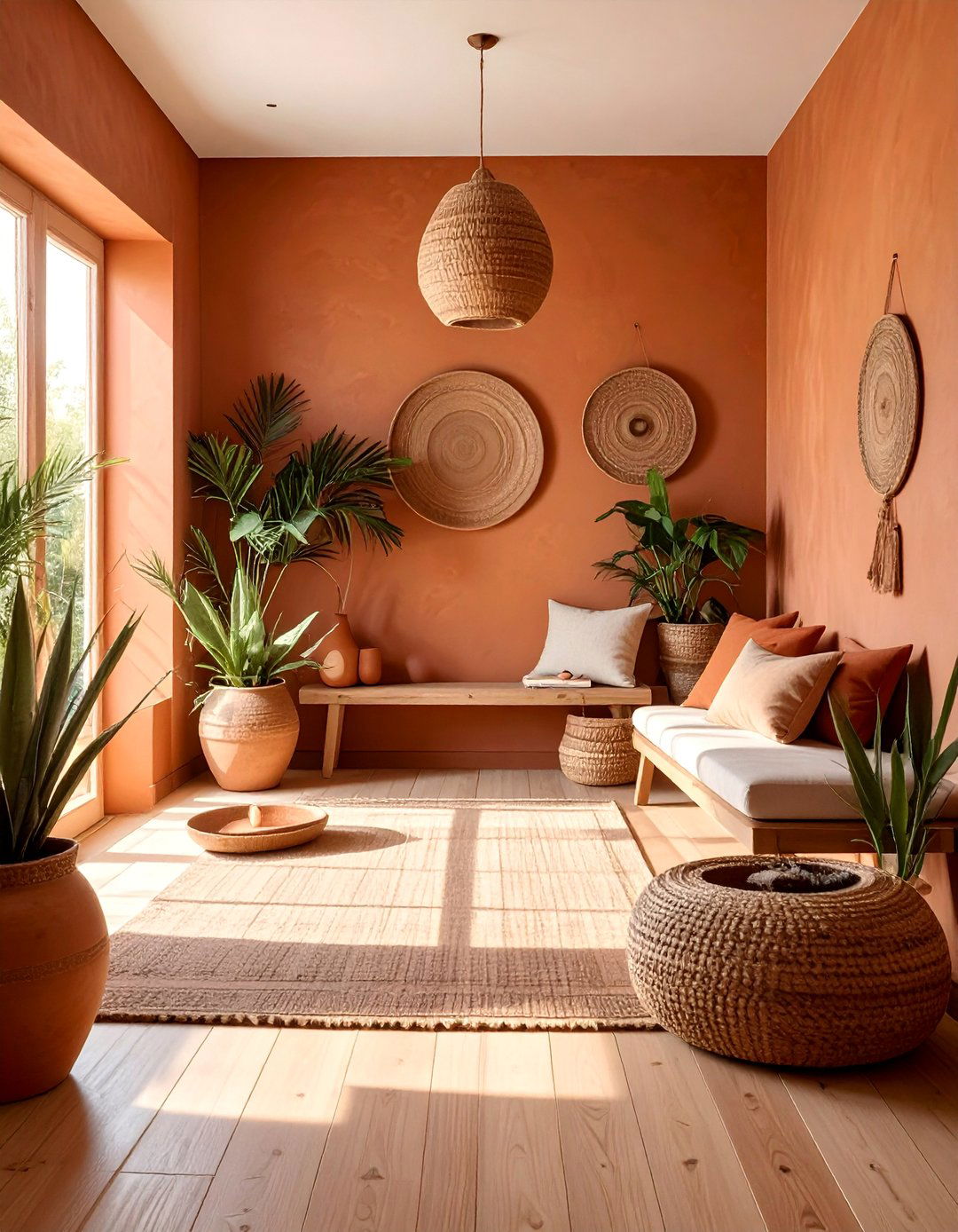 Warm Earth Tone Sanctuary - 15 Cozy Snug Room Ideas for Relaxing at Home