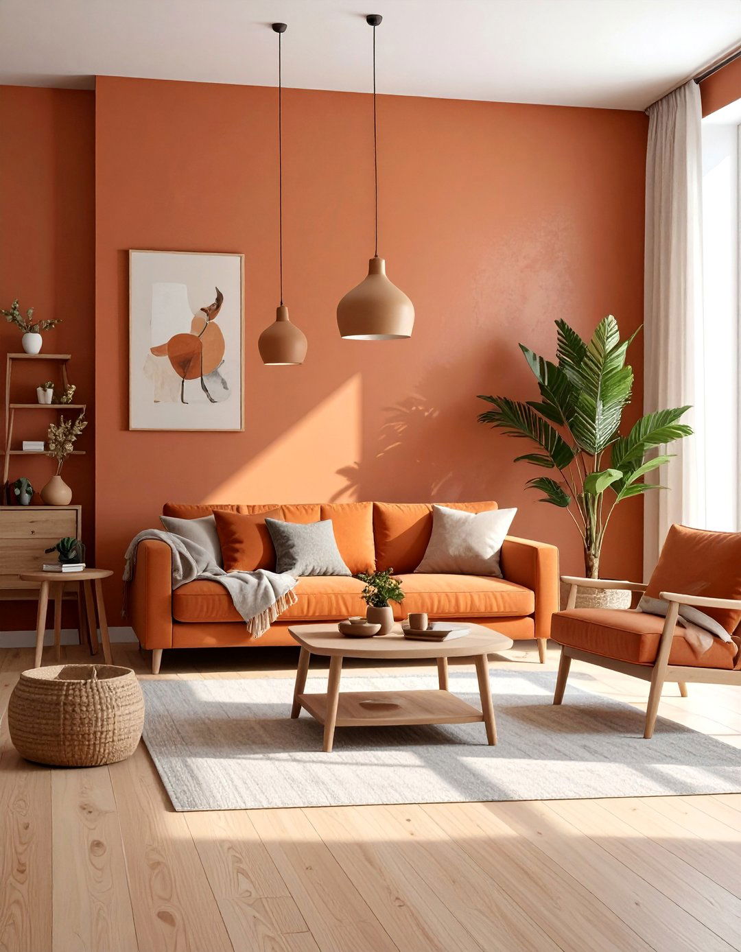 Warm Earthy Paint Colors - 40 Living Room Ideas for Cozy Spaces